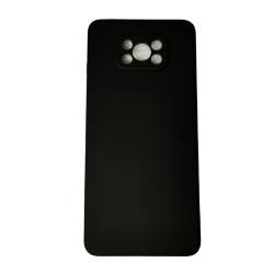 Θήκη Σιλικόνης Liquid Silicone για Xiaomi Poco X3 NFC / Poco X3 Pro – Black