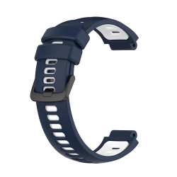 Λουράκι Σιλικόνης Two-Color για Garmin Forerunner 735 / 735XT - Midnight Blue / White