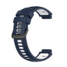 Λουράκι Σιλικόνης Two-Color για Garmin Forerunner 735 / 735XT - Midnight Blue / White
