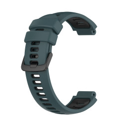 Λουράκι Σιλικόνης Two-Color για Garmin Forerunner 735 / 735XT - Olive Green / Black