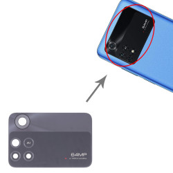 Ανταλλακτικό Πίσω Τζάμι Κάμερας Back Camera Lens για Xiaomi Poco M4 Pro 4G