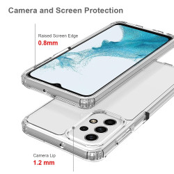 Θήκη Σιλικόνης με Ακρυλική Πλάτη για Samsung Galaxy A23 5G – Διάφανο