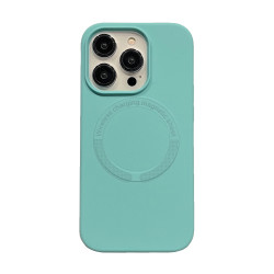 Θήκη Σιλικόνης Liquid Silicone με Magsafe για iPhone 12 Pro Max – Ice Blue