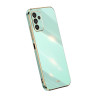 Θήκη Σιλικόνης XINLI Straight Edge για Samsung Galaxy A14 5G – Mint Green / Gold