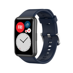 Λουράκι Σιλικόνης για Huawei Watch Fit TIA-B09 - Midnight Blue