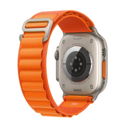 Υφασμάτινο Λουράκι WiWU Nylon Loop για Apple Watch Ultra 49mm / 45mm / 44mm / 42mm (6936686408400) – Orange