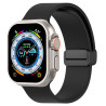 Λουράκι Σιλικόνης D-Buckle Magnetic για Apple Watch Ultra 49mm / 45mm / 44mm / 42mm – Black
