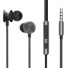 Ενσύρματα Ακουστικά JOYROOM JR-EW03 3.5mm In-Ear Metal με Αυξομείωση Έντασης 1.2m (6956116770129) – Black