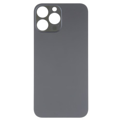 Ανταλλακτικό Πίσω Καπάκι Back Cover Glass για iPhone 14 Pro Max Large Hole – Black