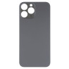 Ανταλλακτικό Πίσω Καπάκι Back Cover Glass για iPhone 14 Pro Max Large Hole – Black