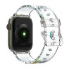 Λουράκι Σιλικόνης Aurora για Apple Watch 42mm / 44mm / 45mm / 49mm - Διάφανο