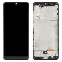 OEM Οθόνη OLED LCD & Μηχανισμός Αφής με Πλαίσιο για Samsung Galaxy A31 (SM-A315) - Μαύρο