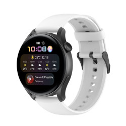 Λουράκι Σιλικόνης Solid για Huawei Watch 4 / Watch 4 Pro – White