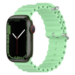 Λουράκι Σιλικόνης Ocean Silicone για Apple Watch 41mm / 40mm / 38mm – Pistachio Green