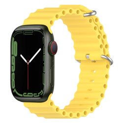 Λουράκι Σιλικόνης Ocean Silicone για Apple Watch 41mm / 40mm / 38mm – Yellow