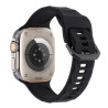 Λουράκι Σιλικόνης Ripple Loop για Apple Watch Ultra 49mm - Black