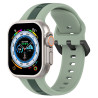 Λουράκι Σιλικόνης Dual Color Loop για Apple Watch Ultra 49mm - Light Green / Green