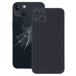 Ανταλλακτικό Καπάκι Big Camera Hole Back Glass για iPhone 13 – Black