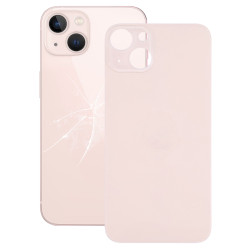 Ανταλλακτικό Καπάκι Big Camera Hole Back Glass για iPhone 13 – Pink