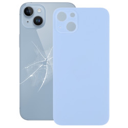 Ανταλλακτικό Καπάκι Big Camera Hole Back Glass για iPhone 14 – Blue
