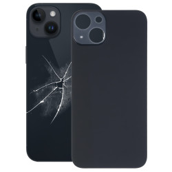 Ανταλλακτικό Καπάκι Big Camera Hole Back Glass για iPhone 14 – Black