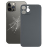 Ανταλλακτικό Καπάκι Big Camera Hole Back Glass για iPhone 12 Pro - Graphite