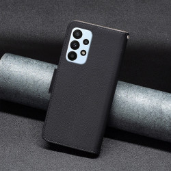 Θήκη Πορτοφόλι Leather Style για Samsung A23 / M23 - Μαύρο