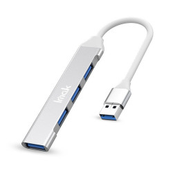 iMak 4 σε 1 Multifunctional Docking Station HUB USB-A σε 4xUSB 3.0 (6957476867955) – Ασημί