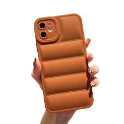 Θήκη Σιλικόνης Puffer Jacket για iPhone 11 – Brown