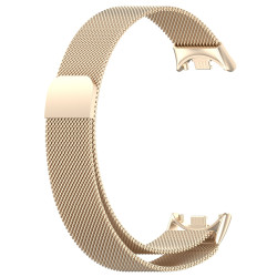 Μεταλλικό Λουράκι Milanese για Xiaomi Smart Band 8 / 9 / 10 – Gold