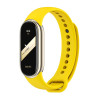 Λουράκι Σιλικόνης Mijobs για Xiaomi Smart Band 8 / 9 / 10 - Yellow