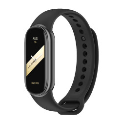 Λουράκι Σιλικόνης Mijobs για Xiaomi Smart Band 8 / 9 / 10 - Black