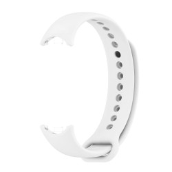 Λουράκι Σιλικόνης Mijobs για Xiaomi Smart Band 8 / 9 / 10 - White