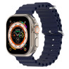 Λουράκι Σιλικόνης Ocean Silicone για Apple Watch Ultra 49mm / 45mm / 44mm / 42mm – Midnight Blue