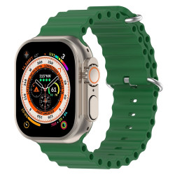 Λουράκι Σιλικόνης Ocean Silicone για Apple Watch Ultra 49mm / 45mm / 44mm / 42mm – Green