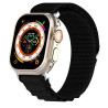 Λουράκι Υφασμάτινο Alpine Loop Nylon Double Color για Apple Watch Ultra 49mm – Black