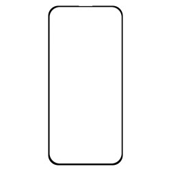 Τζαμάκι Προστασίας Silk Touch 9D Full Glue Tempered Glass για iPhone 15 Pro Max / 15 Plus - Μαύρο