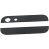 Πίσω Τζαμάκια Back Cover Πάνω και Κάτω για iPhone 5 - Μαύρα