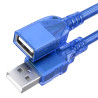 Καλώδιο Επέκτασης Extension Cable USB 2.0 Male to Female 30cm – Blue