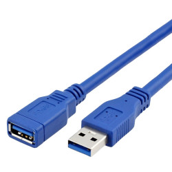 Καλώδιο Επέκτασης Extension Cable USB 3.0 Male to Female 1.5m – Blue