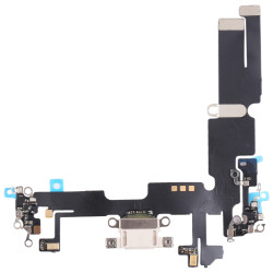 Θύρα Φόρτισης Charging Port Flex για iPhone 14 Plus – White