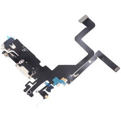 Θύρα Φόρτισης Charging Port Flex για iPhone 14 Pro – White