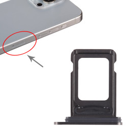 SIM Card Tray για iPhone 15 Pro Max - Black