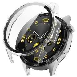 Πλαστική Θήκη Προστασίας με Τζαμάκι για Huawei Watch GT4 46mm – Διάφανο