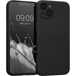 Θήκη Σιλικόνης TPU με Προστασία Κάμερας για Apple iPhone 13 / 14 – Black