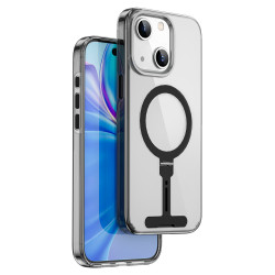 Θήκη Σιλικόνης WIWU FYY-014 MagSafe & Stand για iPhone 15 – Smoke