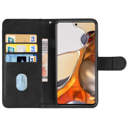 Θήκη Πορτοφόλι Leather Style για Xiaomi Mi 11T / 11T Pro – Black