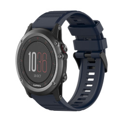 Λουράκι Σιλικόνης για Garmin Fenix 3 26mm – Navy Blue