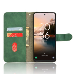 Θήκη Πορτοφόλι Leather Style για TCL 40 NXTpaper 5G – Green