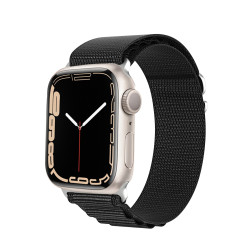 Υφασμάτινο Λουράκι DUX DUCIS GS Series Nylon για Apple Watch 41mm / 40mm / 38mm – Black